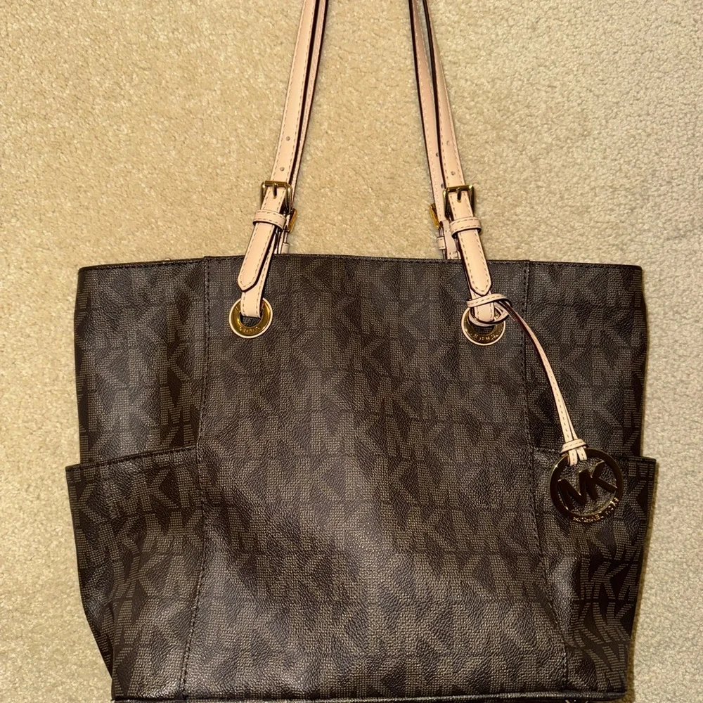 Michael Kors Dark Brown Signature Tote